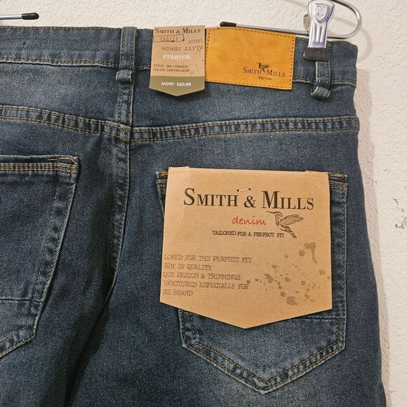 Smith & Mills Jeans For Men Size 28x30 - Picture 3 of 7